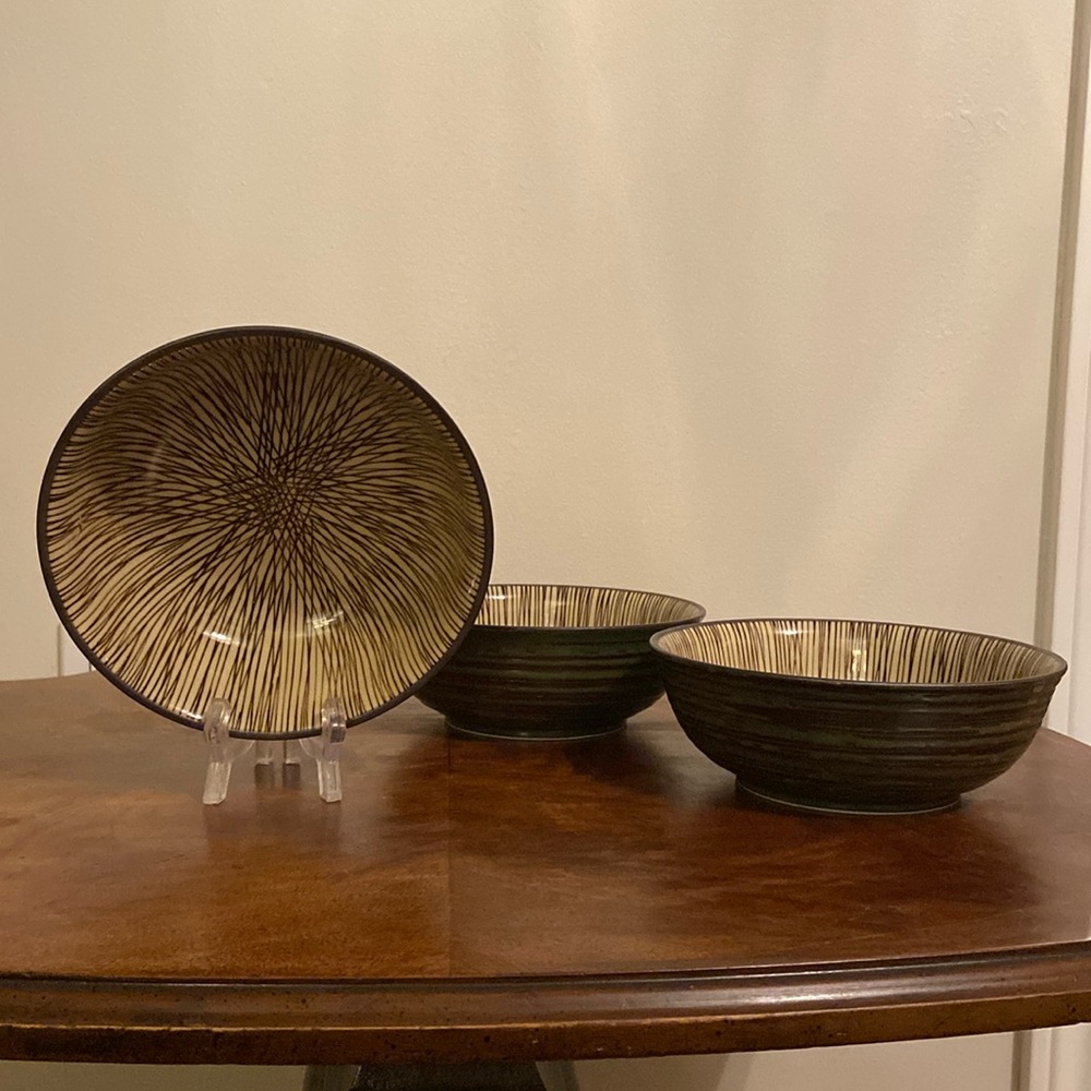 3 Japanese Bowls